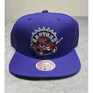 Mitchell & Ness Toronto Raptors Team Ground 2.0 Adjustable Snapback Hat Cap New